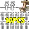 Steel Wire Rope Fixing Buckle Throttle Cable Clamp Solderless Nipple Screw Bolt For Motorcycle Scooter Bike Clutch Line Repair