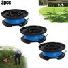 3pcs Line Spools For-Ryobi Spool For 18V OLT1832 P2000 P2001 P2002 P2003 RLT183113 Garden String Trimmer Accessories Replacement