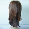 Parrucca Lunga Ondulata Riccia Completa da Donna Capelli Castani Parrucca per Cosplay
