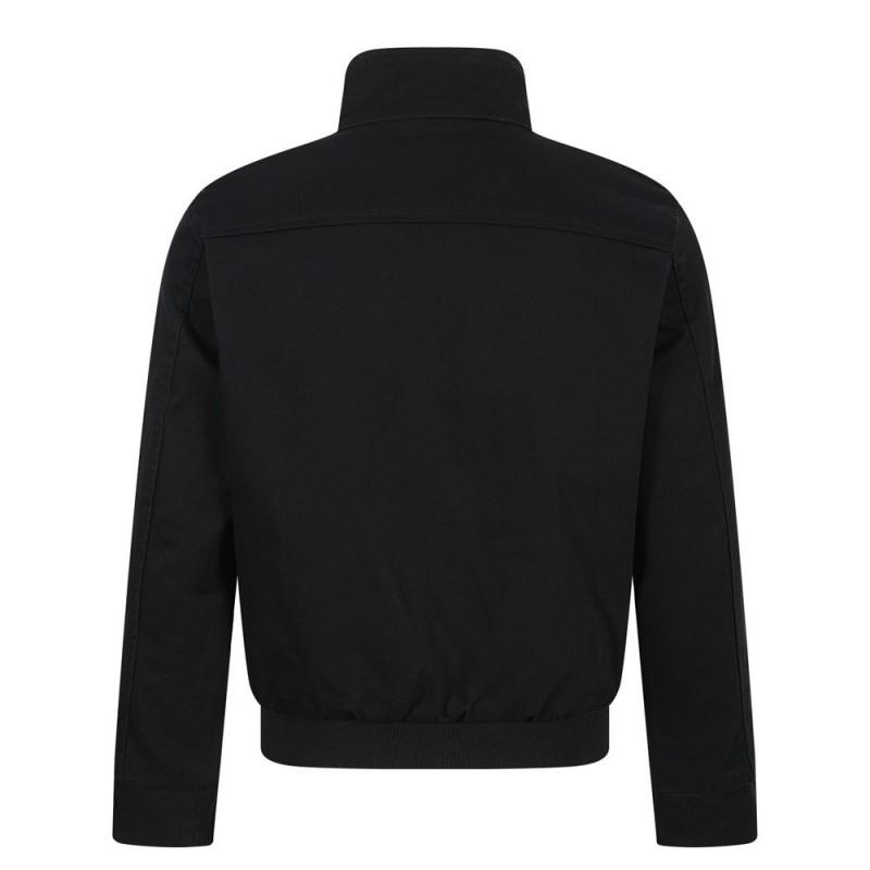 Mens High Neck Zip-Up Jacket With Structured Cut Deconstructed Patchwork Design Streetwear Style Fall Lightweight