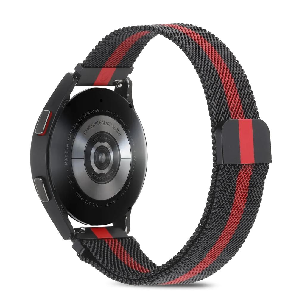 22MM Magnetic Milanese Loop For QCY GTS Smart Watch Band Metal Bracelet For QCY GTC/GTS Replacement Wristband Correa Accessories