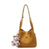 New Versatile Small Square Bag Women's Bag Shoulder Bag Solid Color Messenger Bag