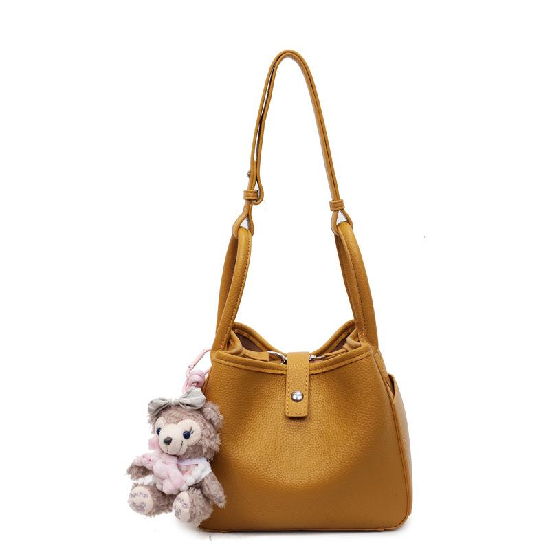 New Versatile Small Square Bag Women's Bag Shoulder Bag Solid Color Messenger Bag