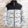 Winter new men's stand-up neck padded jacket men's thickened padded jacket trendy loose velvet padded jacket