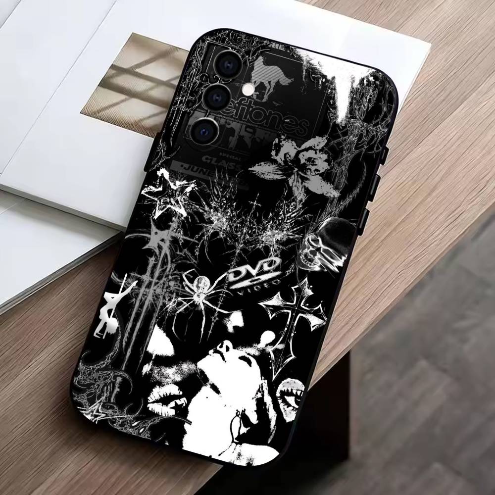 Gothic Sigilism Cross  Phone Case For Samsung Galaxy A73,A72,A71,A70,A53,A52,A51,Soft Silicone Black Cover