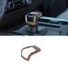 Wood Grain Gear Shift Knob Cover Trim For Chevy Silverado 2022-2024 Accessories