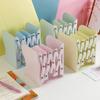 Metal Retractable Book Stand Large Capacity Desktop Bookshelf Book Storage Rack  Office
