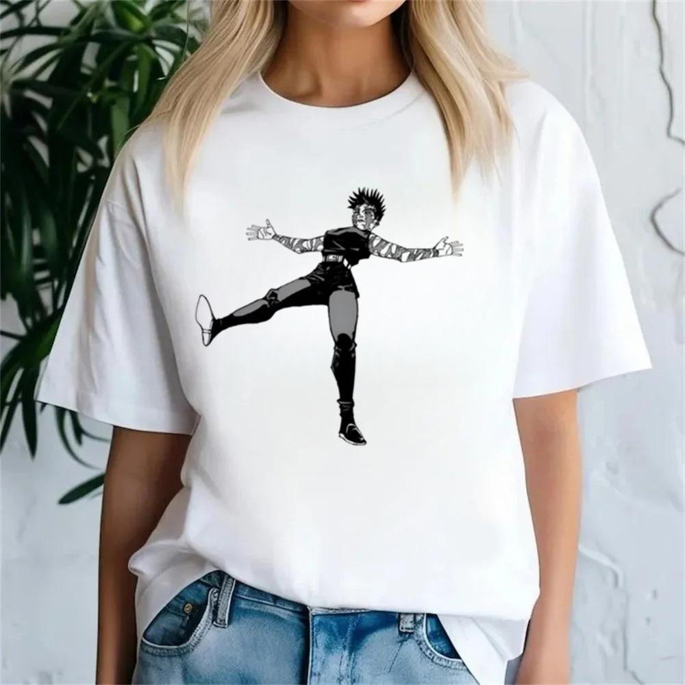 Jujutsu Kaisen T-Shirt Damen Japanisch Maki Zenin T-Shirt Mädchen Anime T-Shirts Kleidung Kurzarm Tops