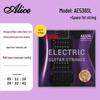 Alice AE536 Electric Guitar Strings, Anti-Rust Coated, Set of 6 (09-42, 10-46)