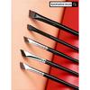 5pcs/set Precision Eye Makeup Brush Set Scythe & Angled Eyeliner, Eyebrow Brushes With Long Handle Makeup Brush Kit