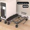 Steel Under-Desk Computer Case Rack with Casters: Movable Office Desk Storage Tray