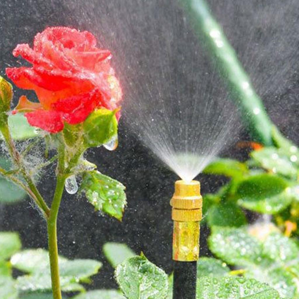 Greenhouse Irrigation Kit- DIY Misting System for Lawn Garden Paito Irrigation 5-30M OD12mm Tube Garden Automatic Mister