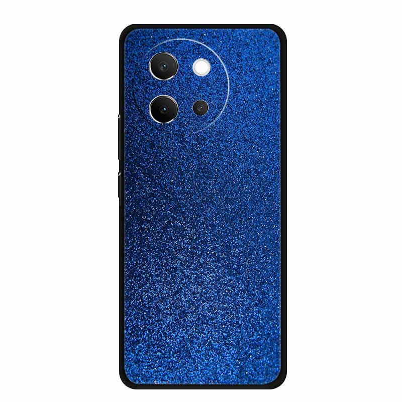 For Vivo V40 Lite Case V40lite V 40 Lite Fashion Black Silicone Soft Back Cover Case For Vivo V30e 5G Phone Case V 30 e Funda
