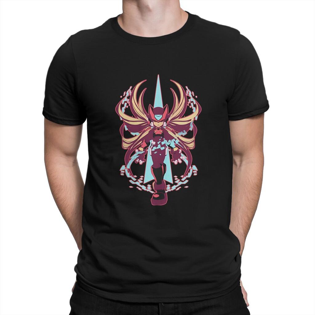 Cool The Red Hero - Less Colors V2 T-Shirts for Men Round Collar Cotton T Shirt Megaman Short Sleeve Tee Shirt Birthday Present