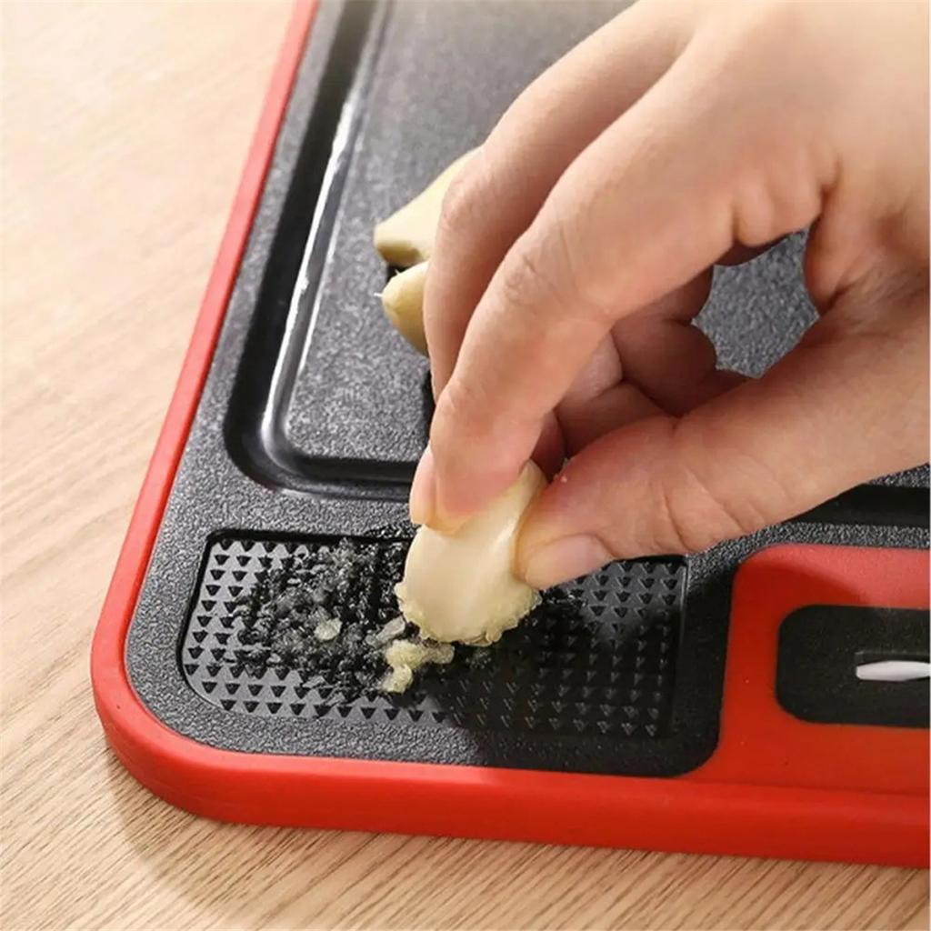 2025+ Defrost Tray Cutting Board Double-Sided Cutting Board Household Tray Tools for Meat with Cutting Board and Sharpener