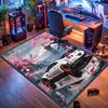 Vintage Car-themed Rug, Non-slip Rug, Suitable for Living Room, Bedroom, Game Room, Computer Room and Home Décor.