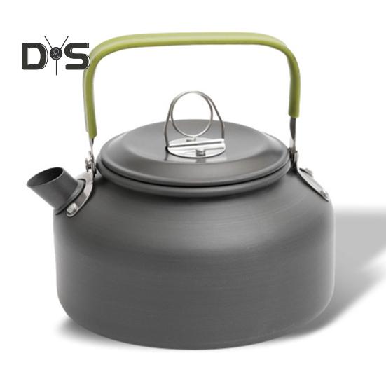 0.8/1.1/1.2L Aluminum Alloy Camping Kettle Portable Lightweight Large Capacity Outdoor Traveling Hiking Picnic Coffee Pot Tea Kettle