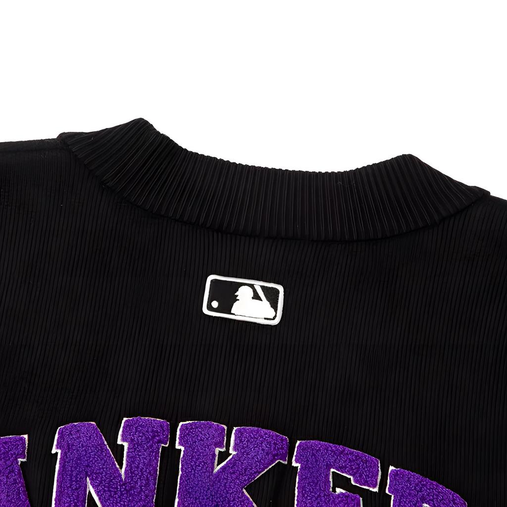 New MLB Varsity Series Knitwear Unisex Black 3AKCV0234-50BKS