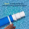 4PCS Hose Adapter Pool Cleaner Adapter Pool Hose Conversion Kit Swimming Pool Hose Converters Plastic Hose Fittings
