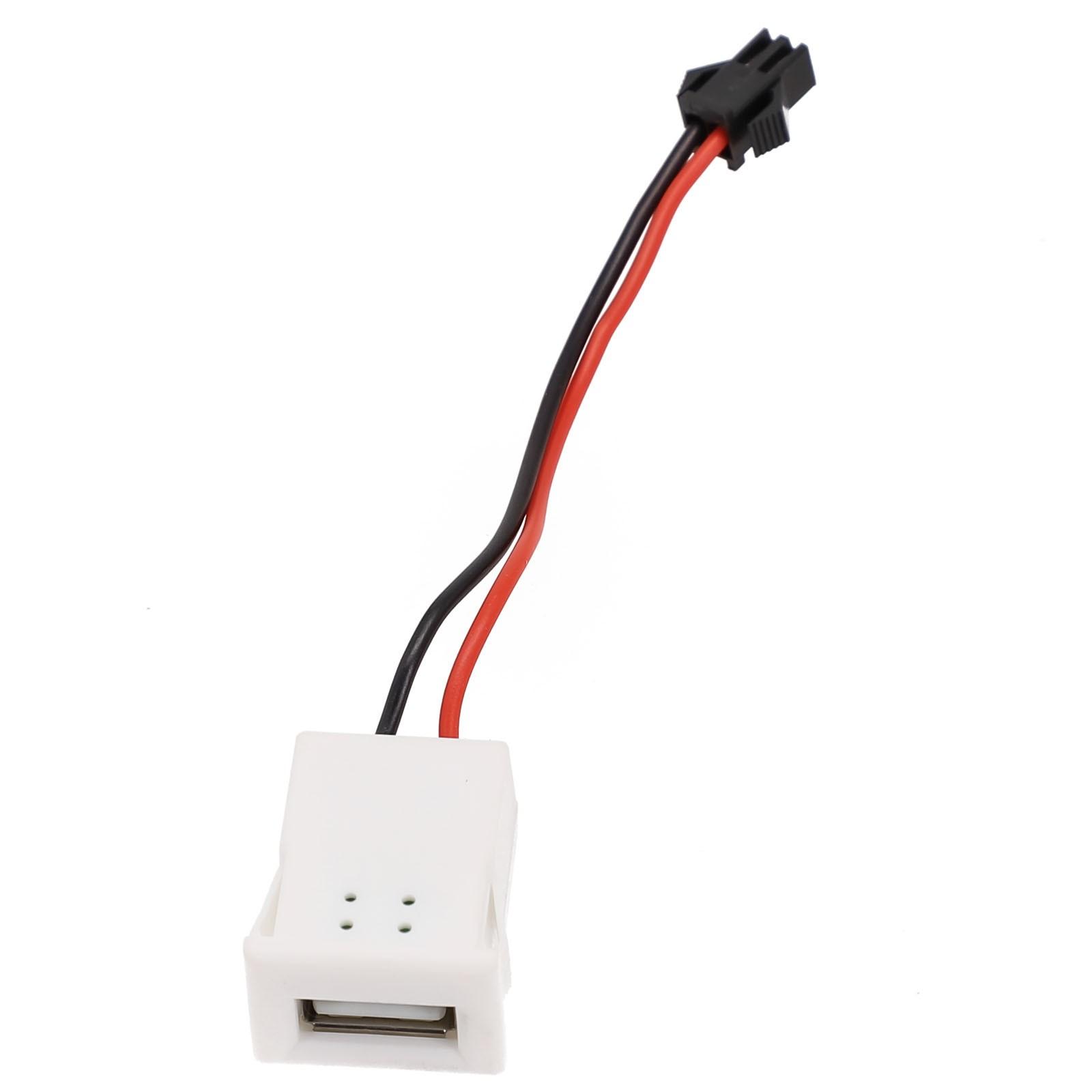 

Черный/белый USB-порт для зарядки Практичный разъем для зарядки