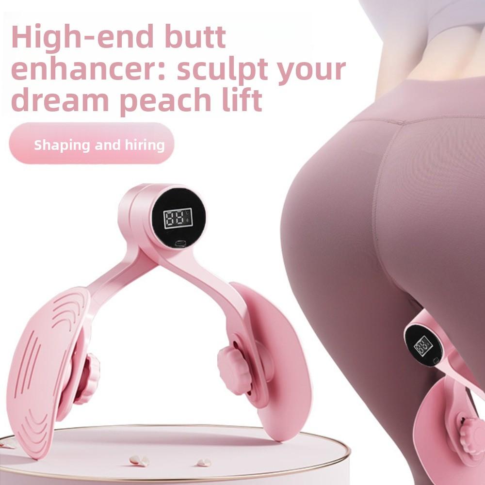 Non-Slip Thigh Master with Counter 360° Rotatable Kegel Exerciser Butt Training