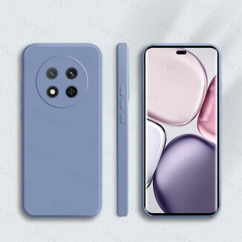 Capa para Honor X9C Para Honor X9C X9 C TPU Macio Silicone Líquido Cor Doce Capa Traseira Para Capa Honor X9C 6,78 polegadas