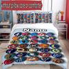 3pcs Duvet Cover Set (1*Duvet Cover + 2*Pillowcase, Without Core), Custom Name NFL Pattern Bedding Set, Home Bedroom Decor Gift