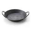 Turk Classic Grillpan 26cm - Iron Frying Pan, Two-Handed, Hammered, Induction Compatible, Deep, Made In Japan