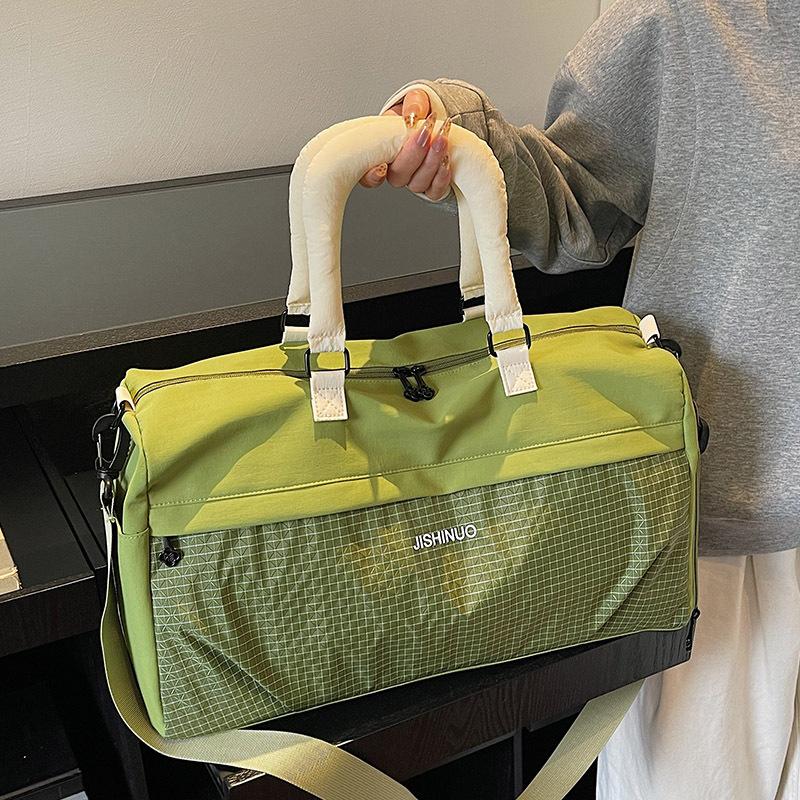Short-haul travel bag, large capacity, women's high-value and lightweight portable fashion luggage bag, men's sports fitness bag, maternity bag.
