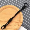 Handmade Lanyard Outdoor Rock Climbing Paracord Snake Knot Keychain Tactical Survival Tool Backpack Double Buckle Key Chains