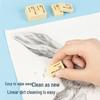 Deli 4B Yellow PVC Erasers, 30 Pcs/Box