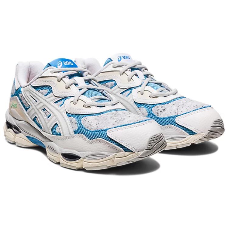 Asics Gel NYC SHIGEN 2.0 Pack Unisex Sneakers White Dolphin-Blue 1203A281-100