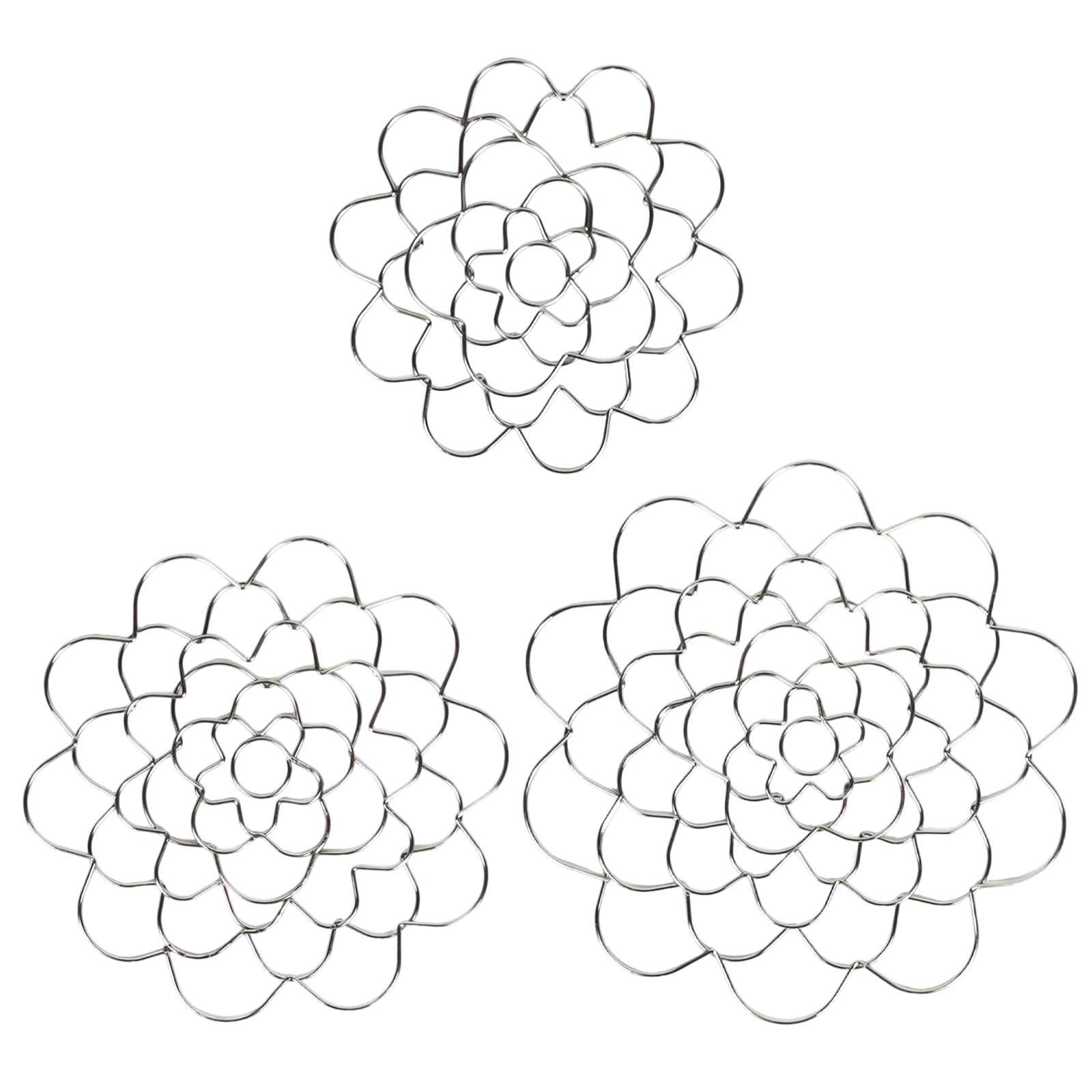 

Flower Frog Wire Arranger Foldable Metal Wire Flower Arrangement Holder Plant Fixation Aid Tool for Vase Floral Stems Bouquets