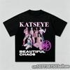 Katseye Kpop Tshirt Trendy Outfits Casual Cool Aesthetic Oversized Tee Shirt Gift Kpop Fans Street Y2k Hip Hop Female Clothing