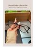 Trendy Cat-Eye Blue Light Glasses with Face-Slimming Design & Flat Lenses