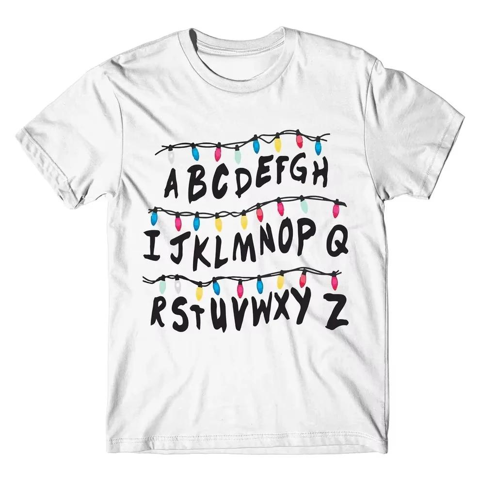 2026 Hot Selling Fashion New TV Drama Peripheral Stranger Christmas Light Tshirt Christmas Light Tshirt Tshirt Large Size