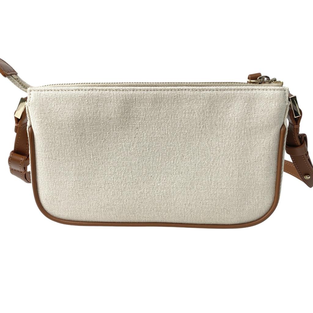 Used MORABITOShoulder Bag Ivory system/Brown leather Women