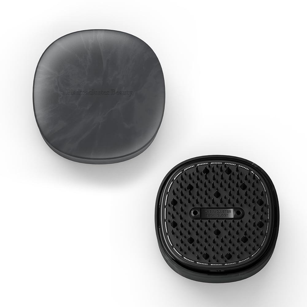 

Sharp Plasmacluster Hair Brush Beautiful Graphite Black IB-B1-B, Smoothy, Hair, Shiny, Anti-Static, Compact, чёрный