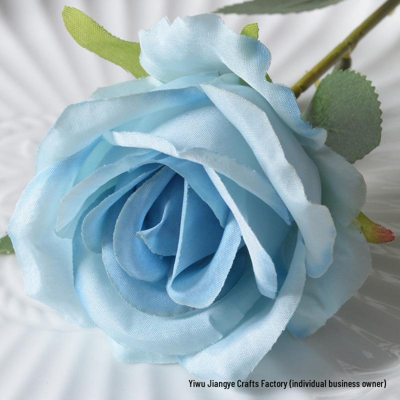 Large Flannel Rose Silk Bouquet for Wedding and Valentine's Day Home Decor