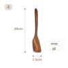 Long Wooden Handle Non-Stick Cooking Shovel with Hanging Hook - Customizable Logo Option