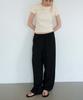 Seuleoum Relaxed Banding Pants_Black