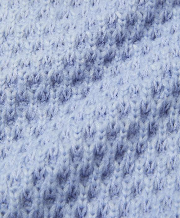 Le Mad Aran Wool Pk Knit - Sky