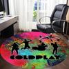 1PC Coldplay Band Logo Office Round Rug Perfect for Office Non-Slip Backing, Decorative Floor Mat yy250916060