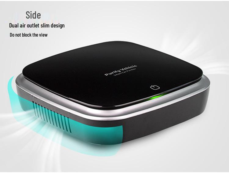 Solar-Powered Car Air Purifier: Eliminates Odors & PM2.5