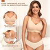 Womens Plus Size Seamless Wireless Bra With Removable Pads For Large Breast