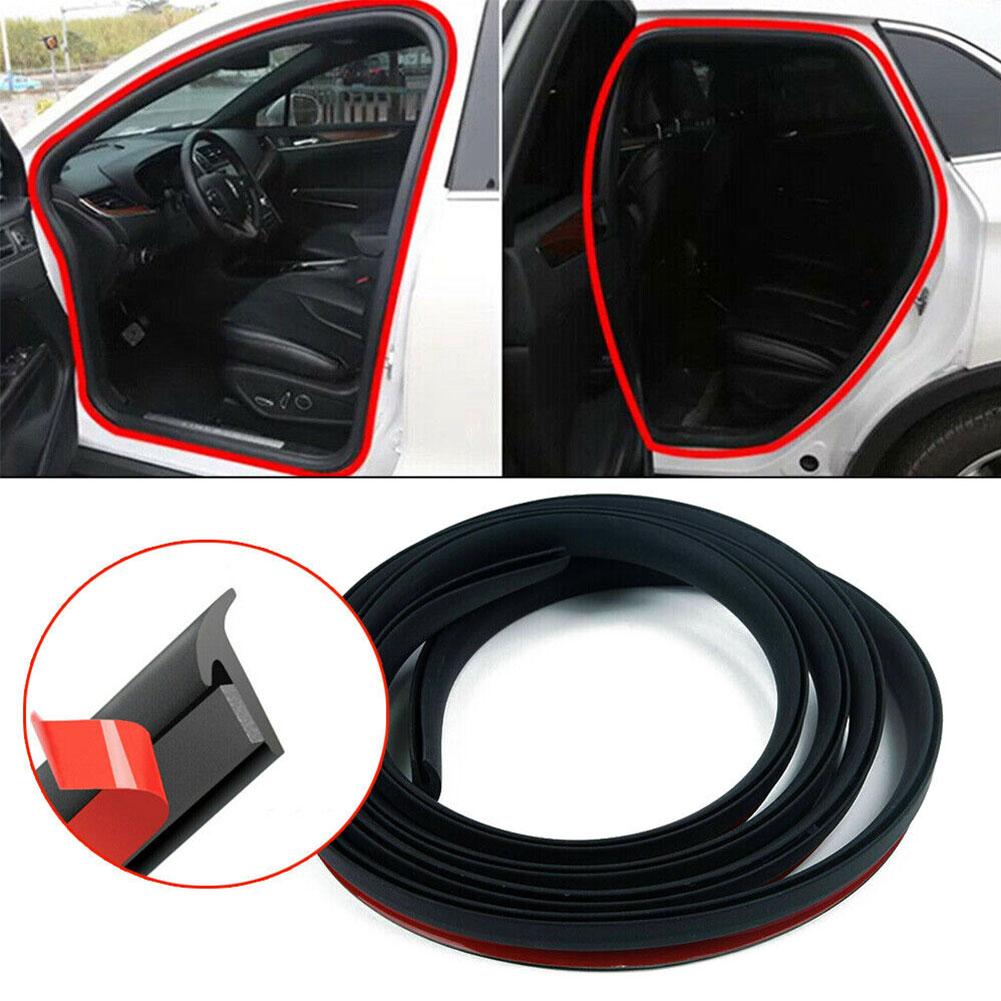 5m Rubber Car Seals Edge Sealing Strips Seal Strip Trim For Car Front Rear Bumper Side Skirt Weatherstrip Rubber Window Sea B3S2
