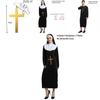 Captivating Priest Costume Robe With Classic Godfather Style For Memorable Halloween Celebrations