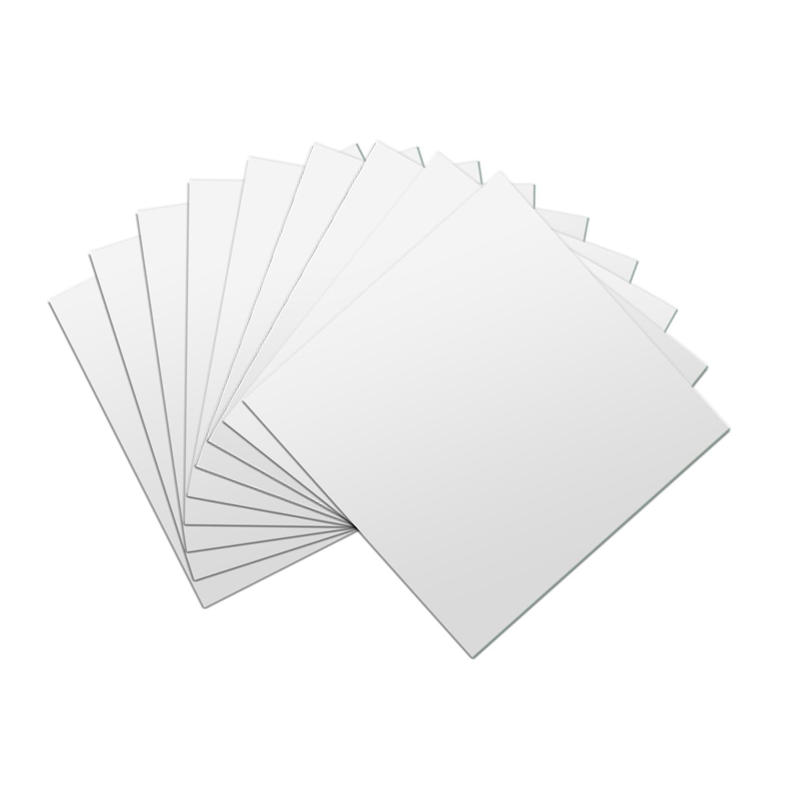 

16pcs DIY Squares Mirror Wall Stickers 15cm Selfadhesive Tiles 3 D Mirror Decor for DIY Acryli