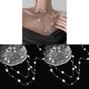 French Vintage Pearl Necklace For Women With Geometric Design And Elegant Style