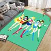 Sailor Moon Transformation Area Rug, Sailor Moon Fan Soft Carpet, Great Gift.chl